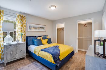 Bedroom with Two Closets